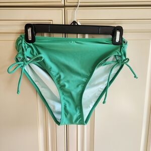 Cupshe Vibrant Green Bikini Bottom with Side Ties